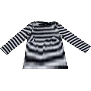 Club Monaco Boatneck Top Black White XS Breton Stripe Womens Shirt Versatile